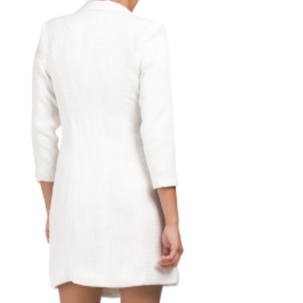New Alexia Admor Madeline Blazer Dress in White - Picture 9 of 11